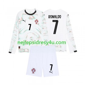 Fotbalový Dres Portugalsko Cristiano Ronaldo 7 Dětské Venkovní 2025 Dlouhý Rukáv